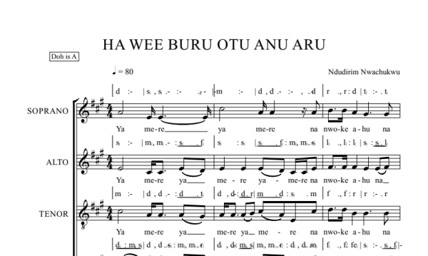 HA WEE BURU OTU ANU ARU