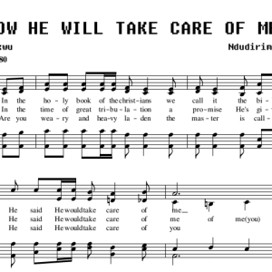 I know he will take care of me