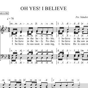 OH YES! I BELIEVE