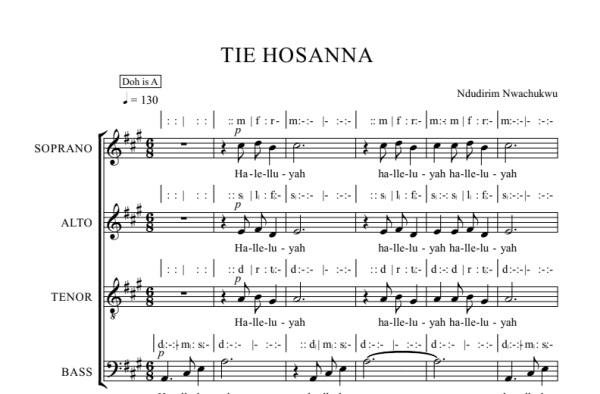 TIE HOSANNA