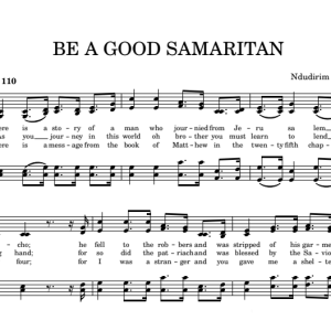 BE A GOOD SAMARITAN