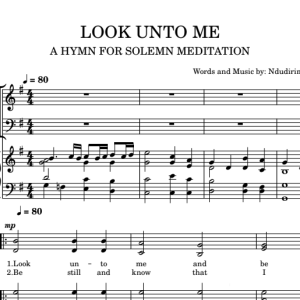 LOOK UNTO ME