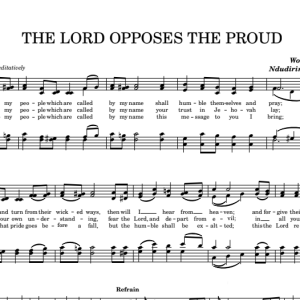 THE LORD OPPOSES THE PROUD